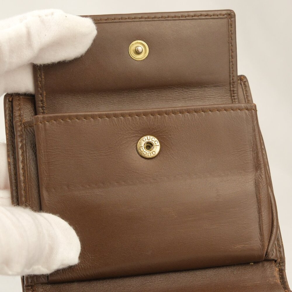 Gucci GG Canvas Monogram Bifold Wallet, Brown/Tan - Picture 6 of 12